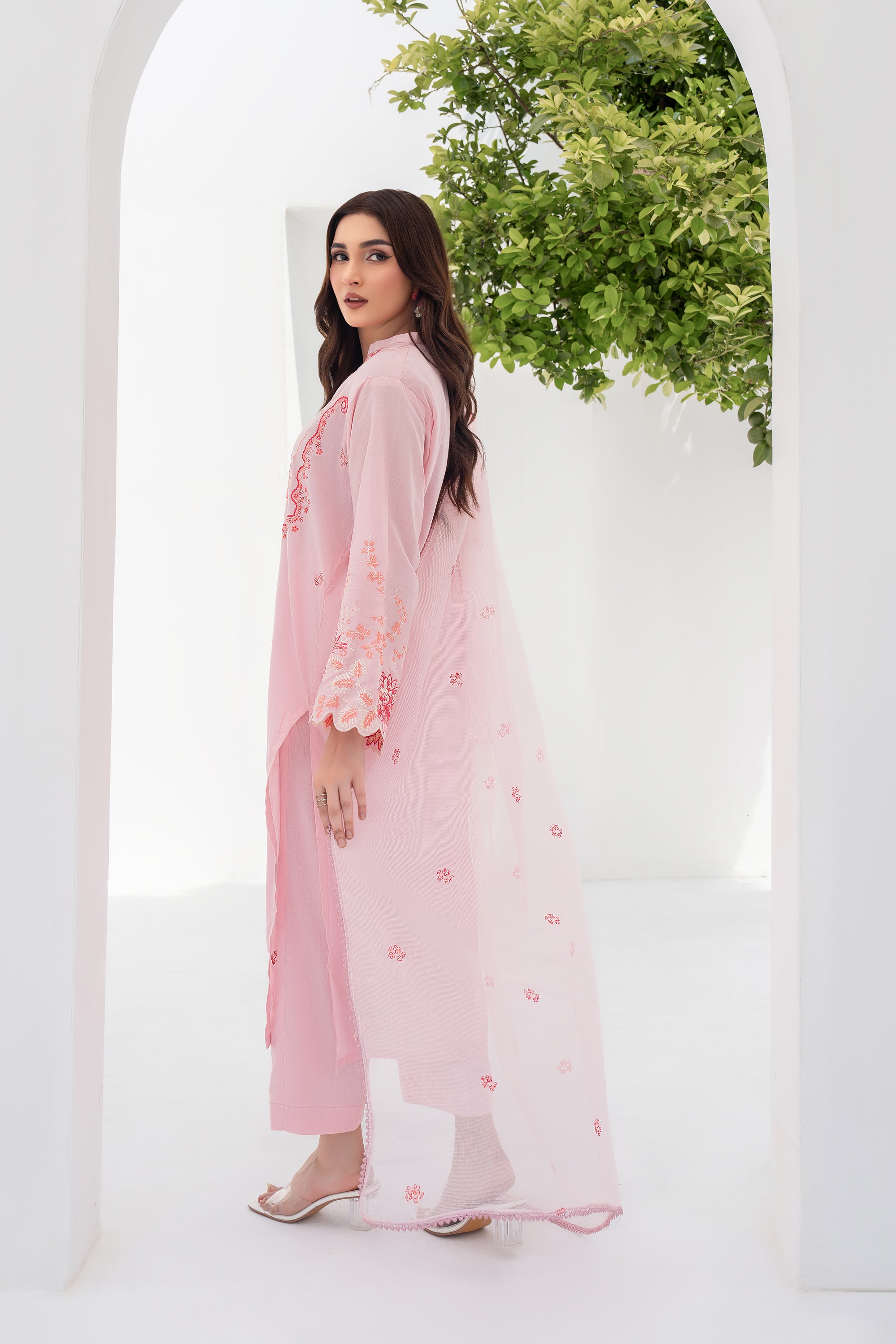 Lotous - 3 Piece Embroidered Lawn Suit