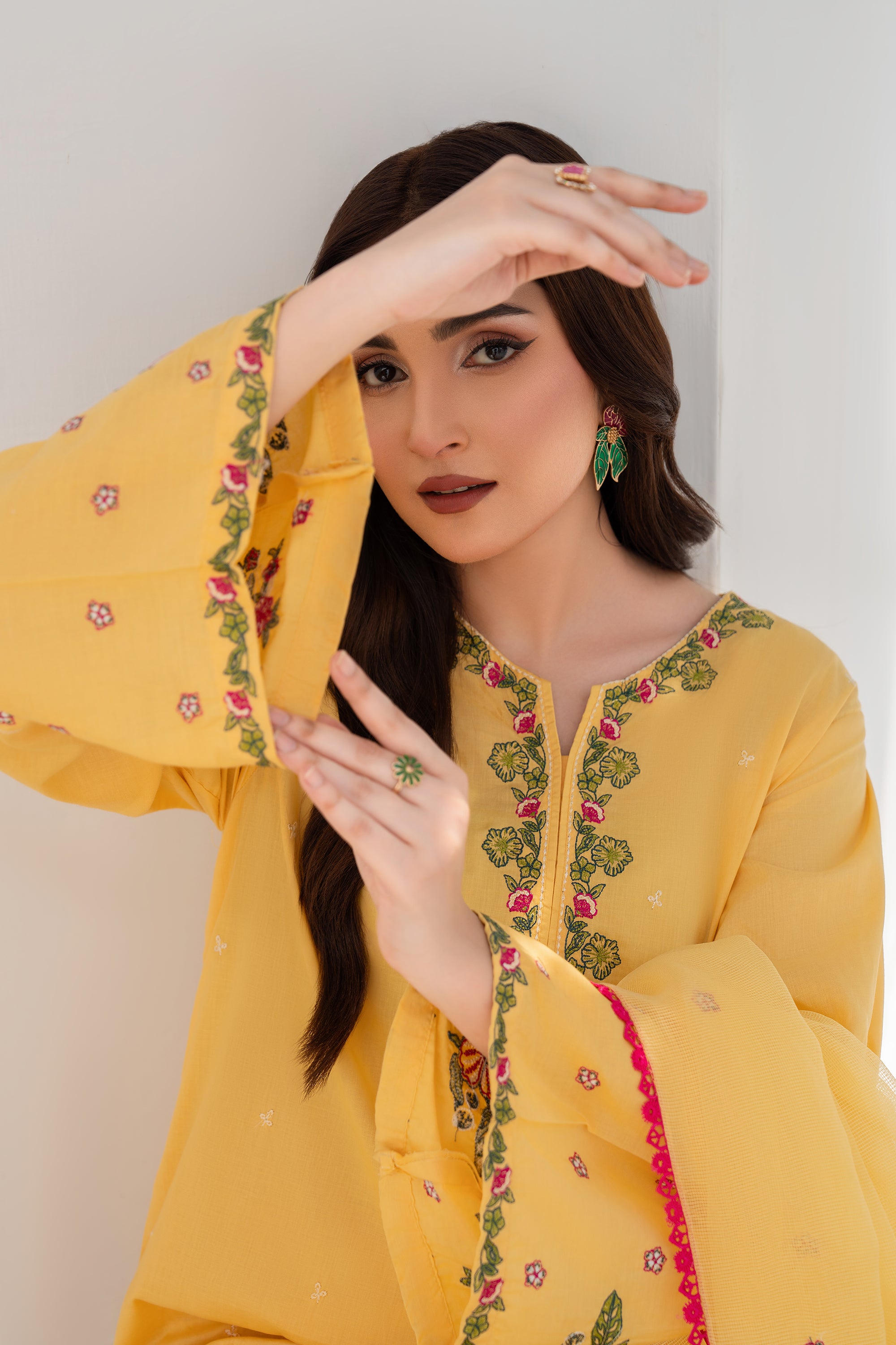 Daffodil - 3 Piece Embroidered Lawn Suit