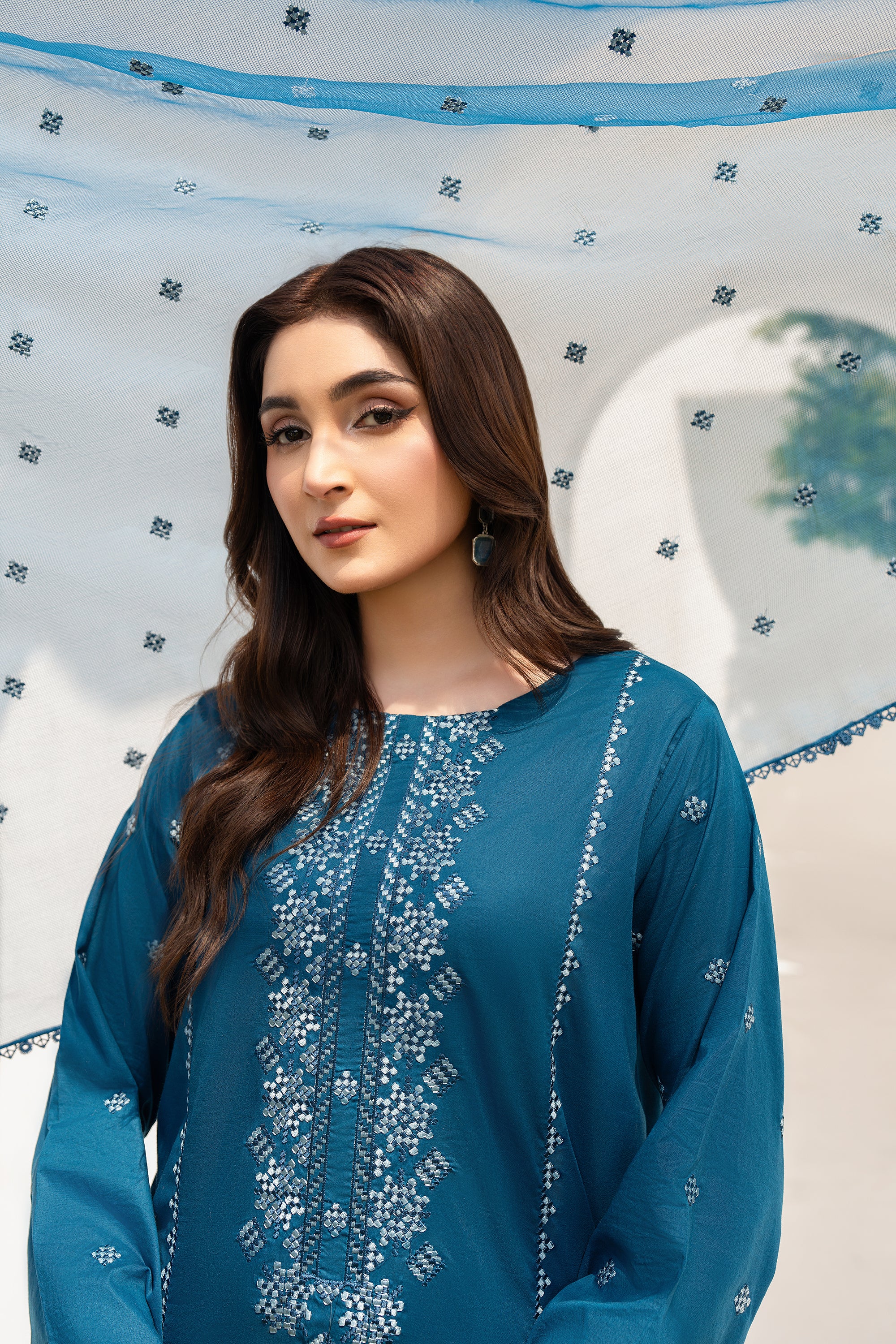 Iris - 3 Piece Embroidered Lawn Suit