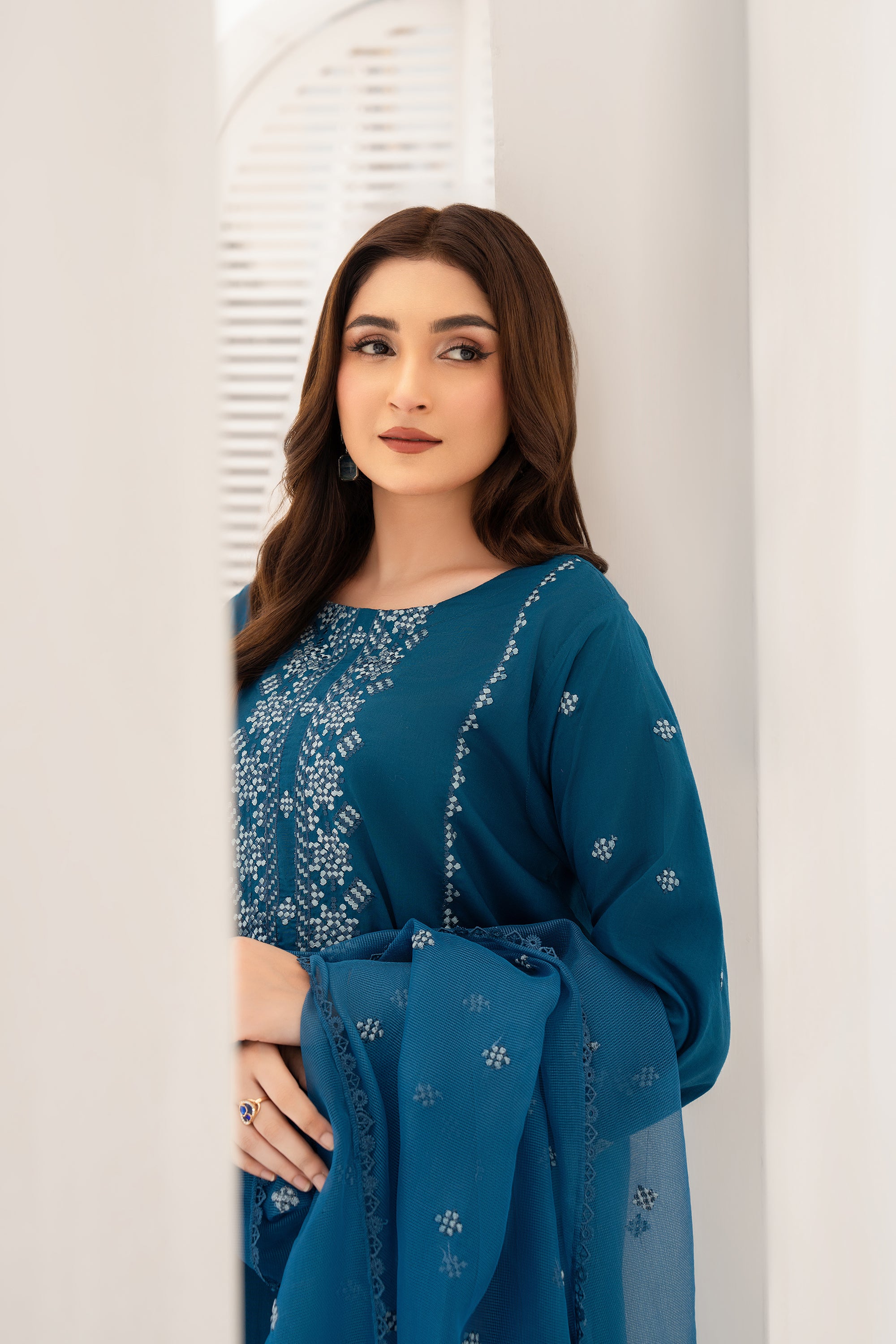 Iris - 3 Piece Embroidered Lawn Suit