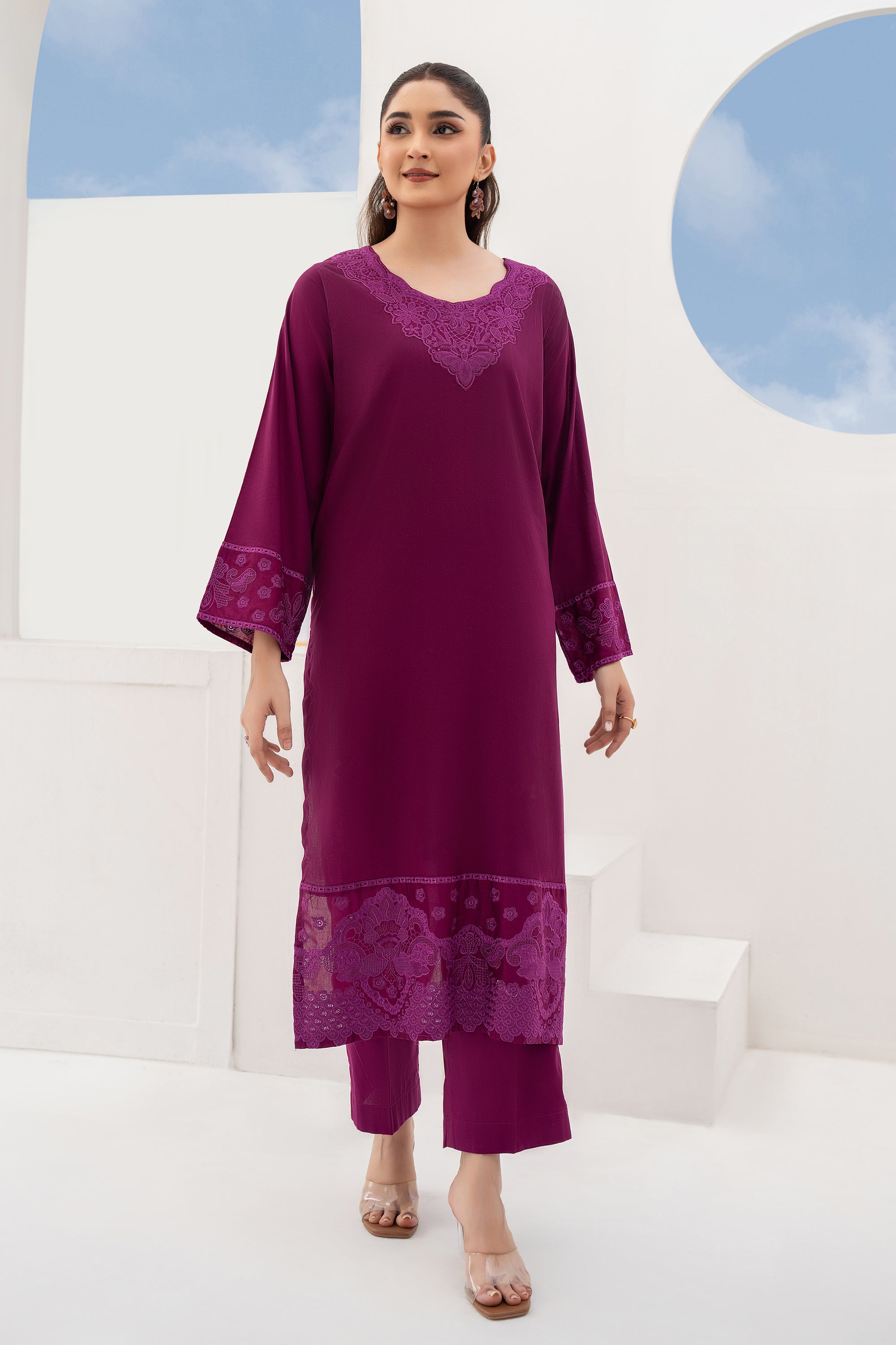 BLUEBELL - 3 Piece Embroidered Lawn Suit