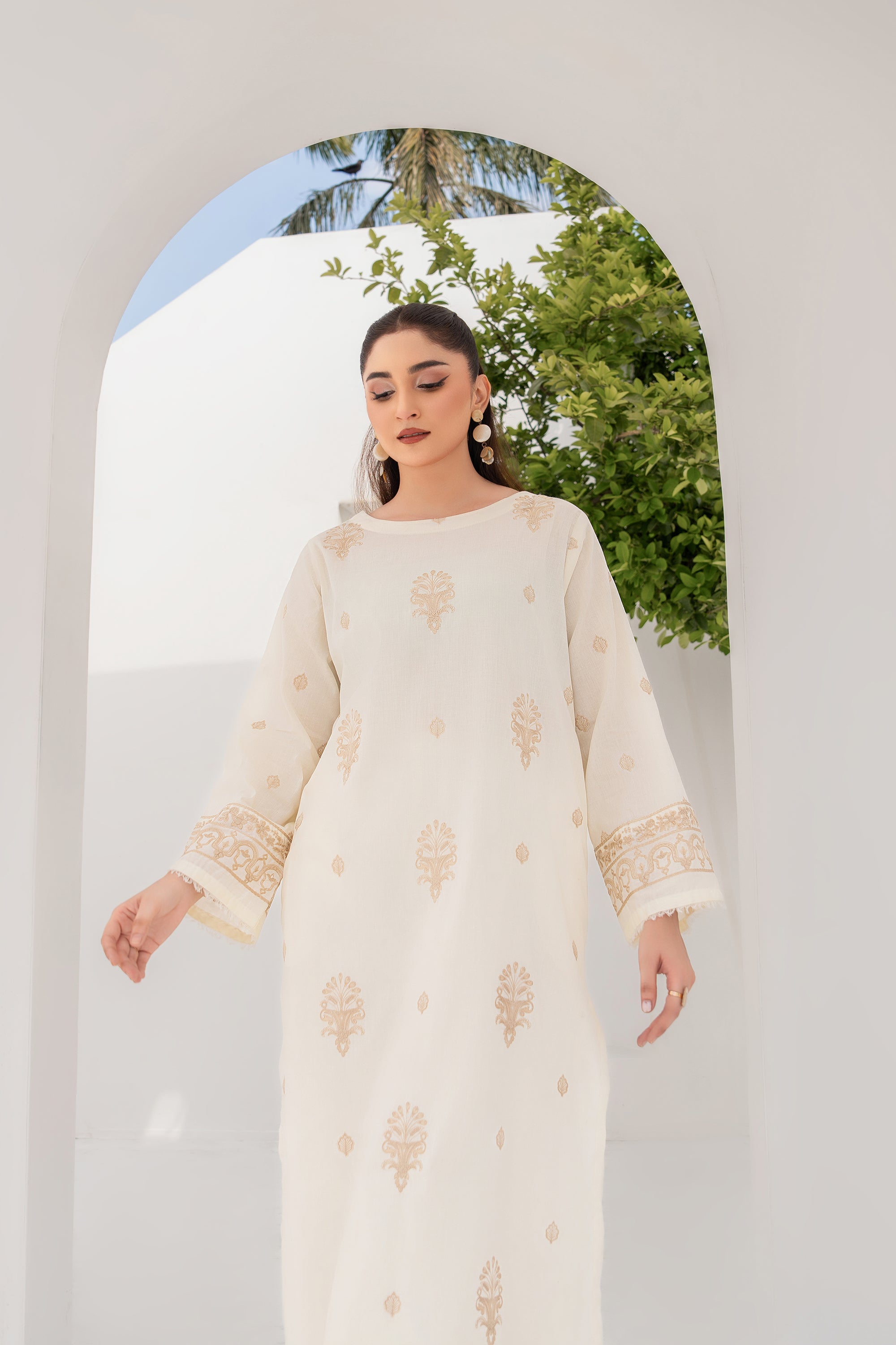 Daisy - 2 Piece Embroidered Lawn Suit