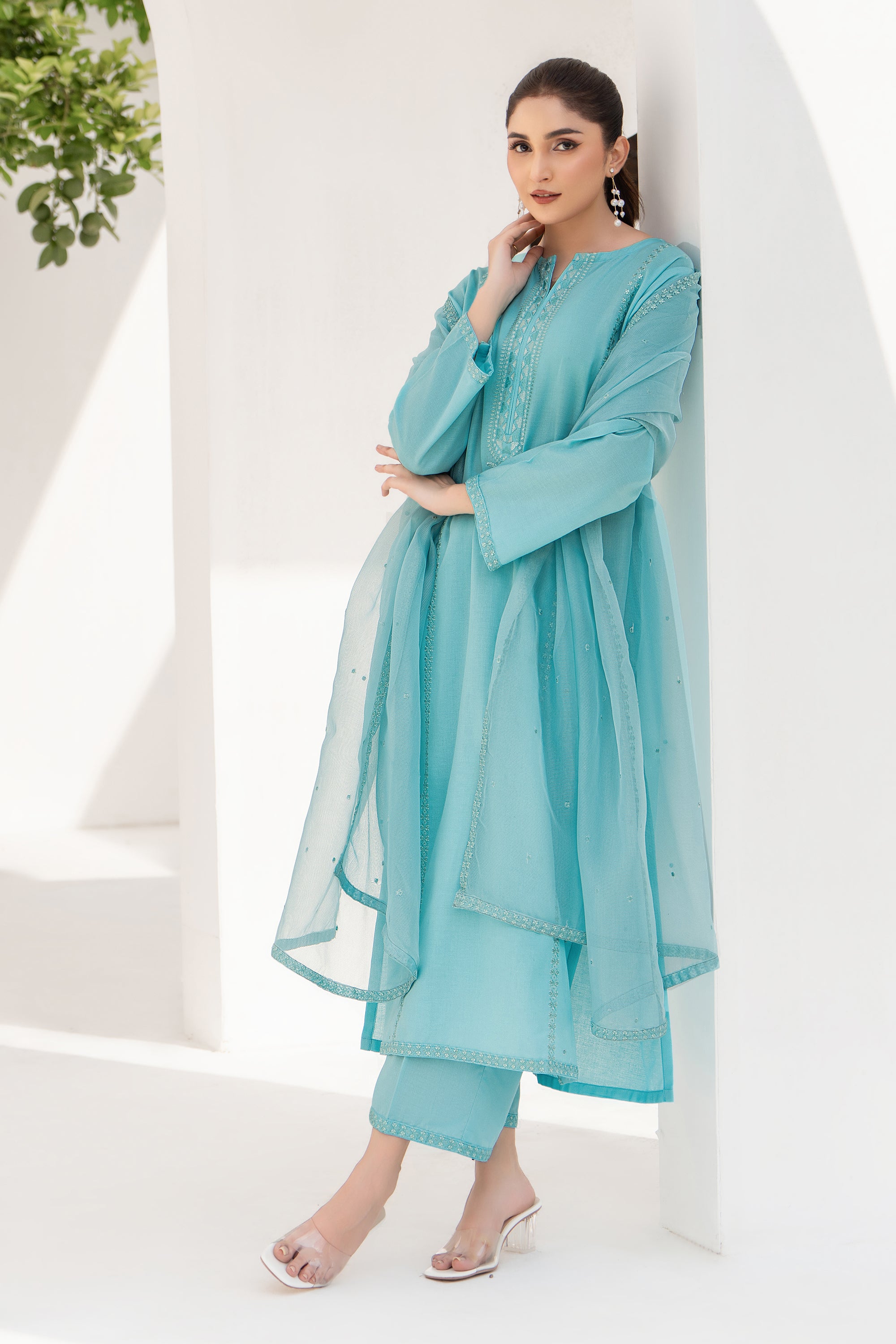 Tulip - 3 Piece Embroidered Lawn Suit