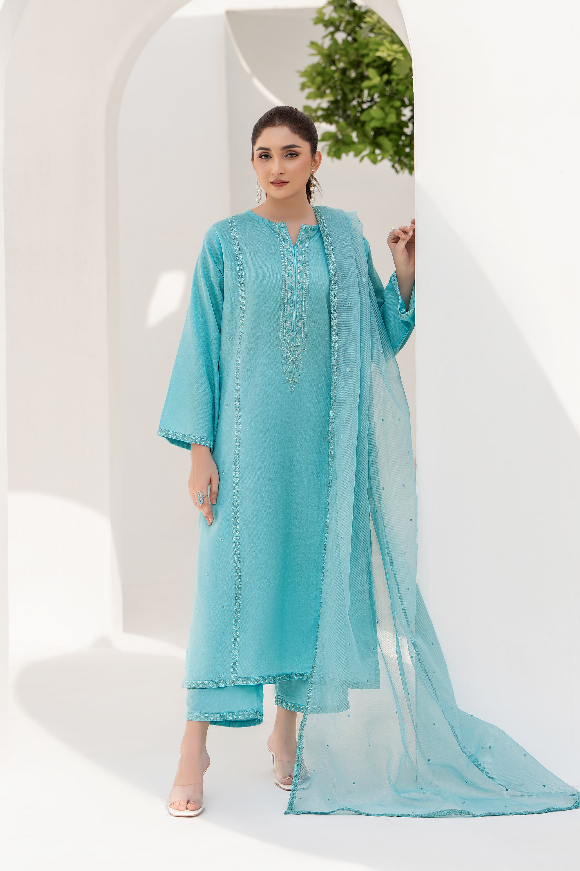 Tulip - 3 Piece Embroidered Lawn Suit